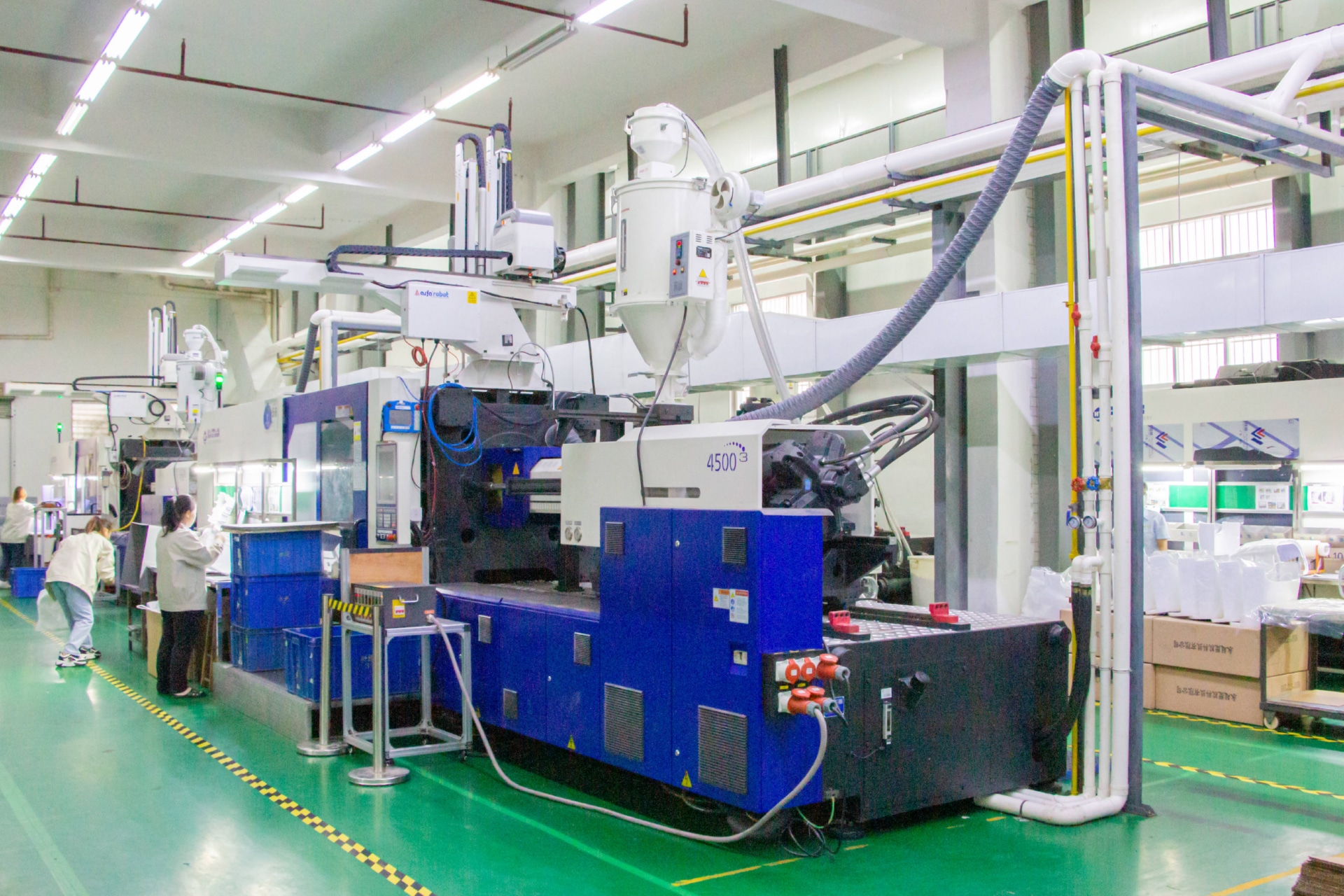 广东永超注塑模具加工厂家注塑加工车间实拍图片
