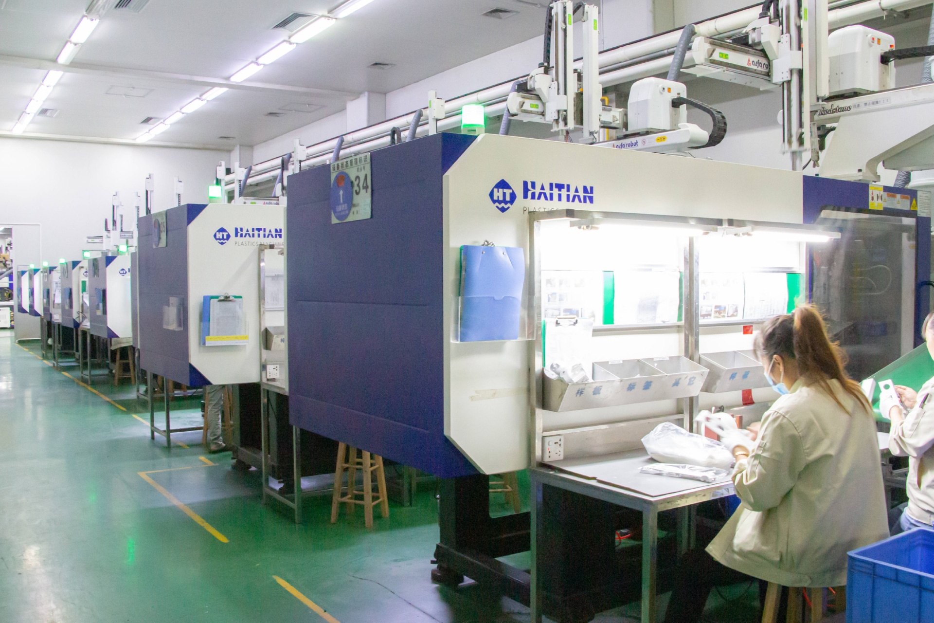 广东永超注塑模具加工厂家注塑加工车间实拍图片
