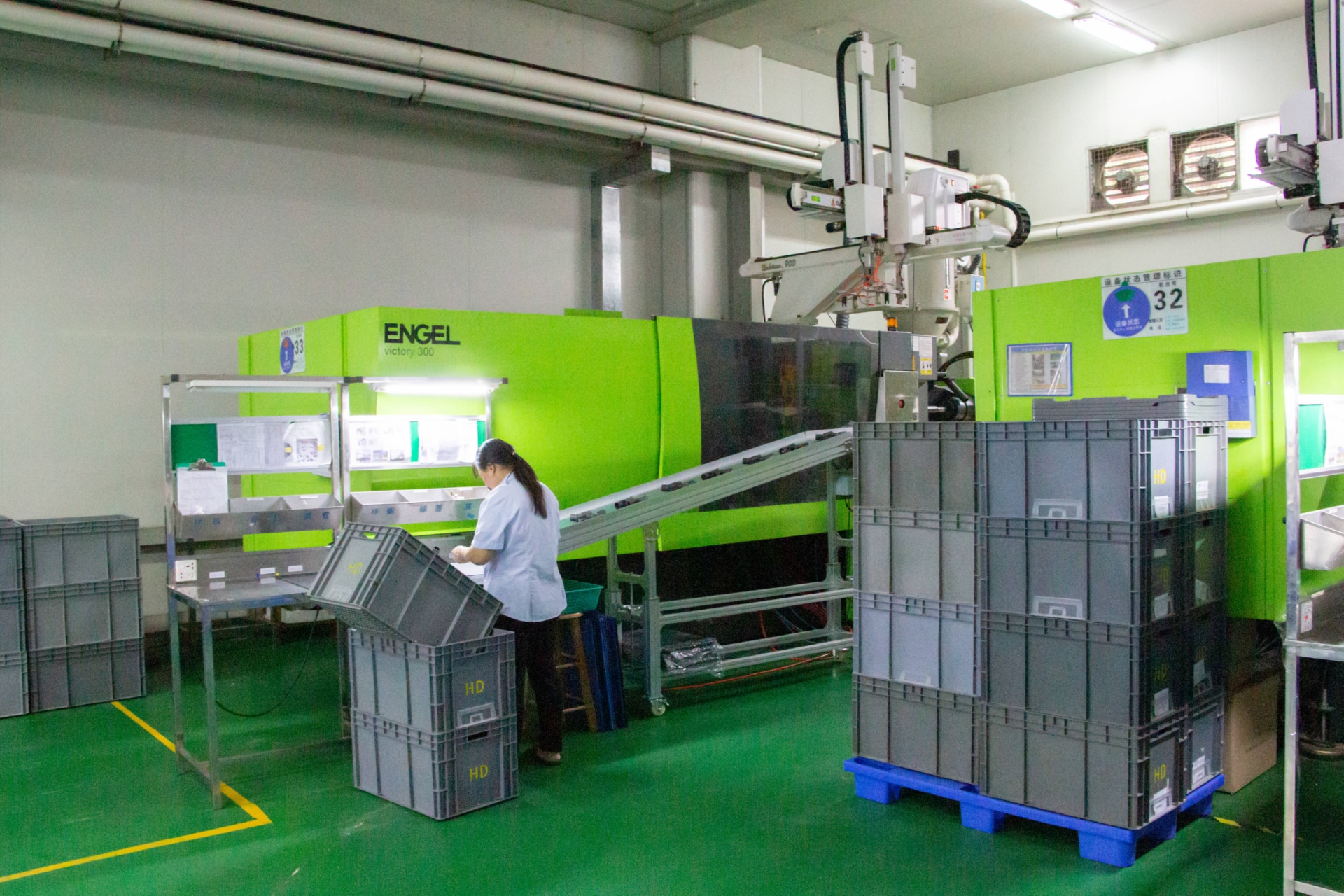 广东永超注塑模具加工厂家注塑加工车间实拍图片