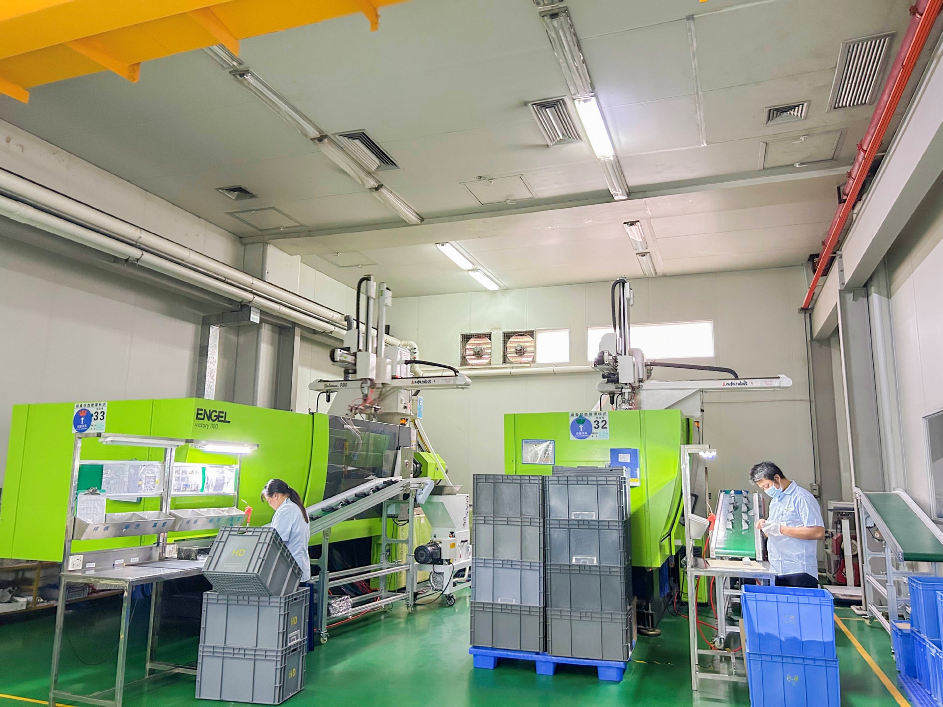 广东永超注塑模具加工厂家注塑加工车间实拍图片